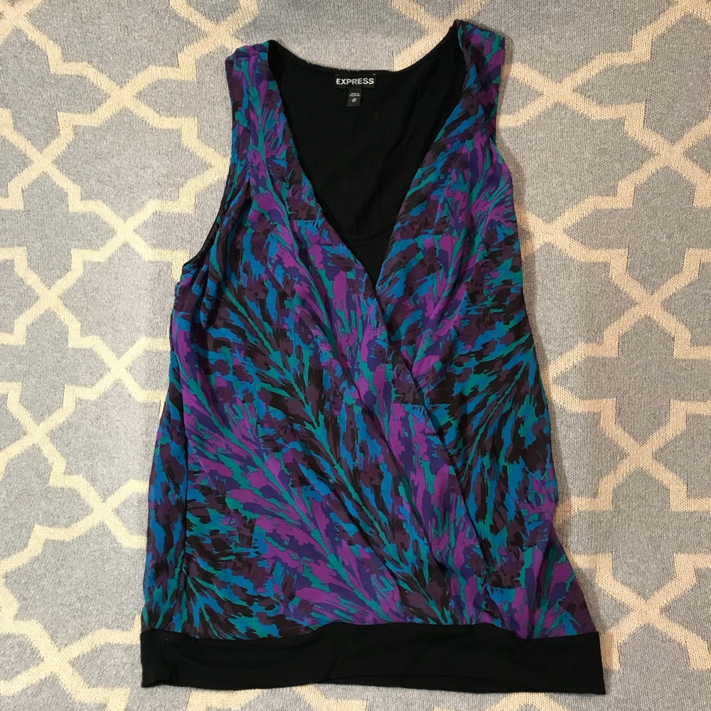 Express sleeveless blouse